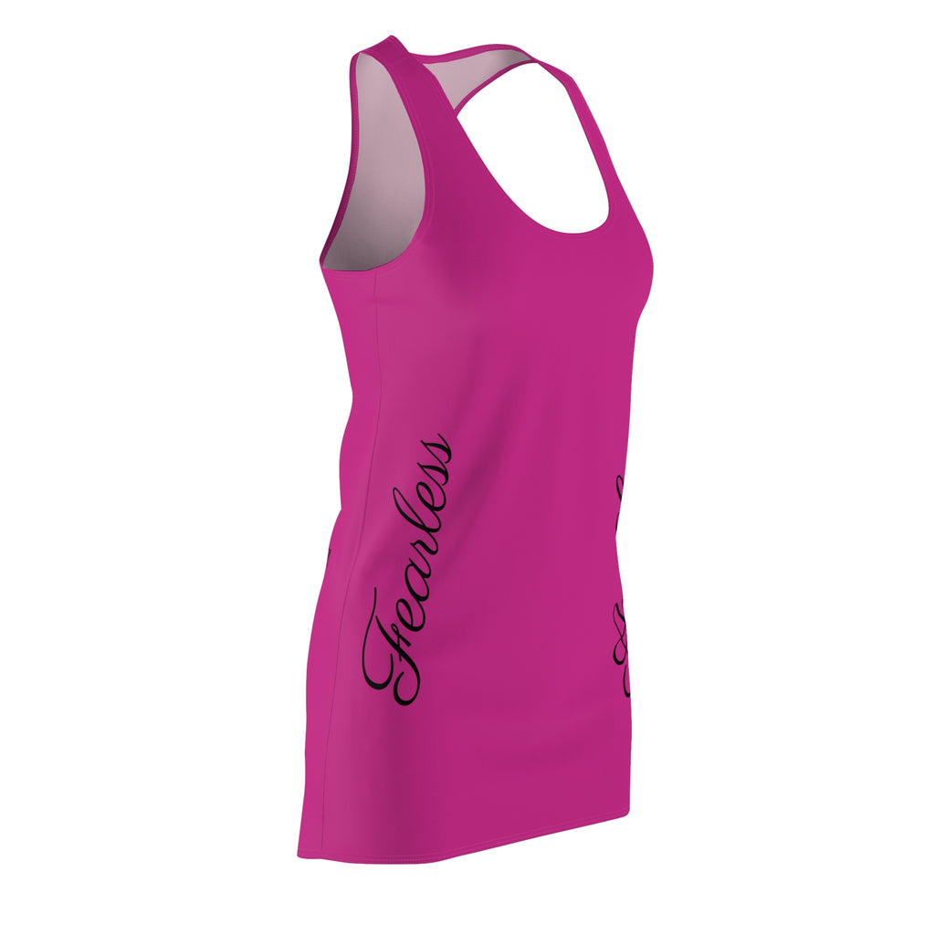 Fearless Angel Racerback Dress - Motivational Summer Wear
