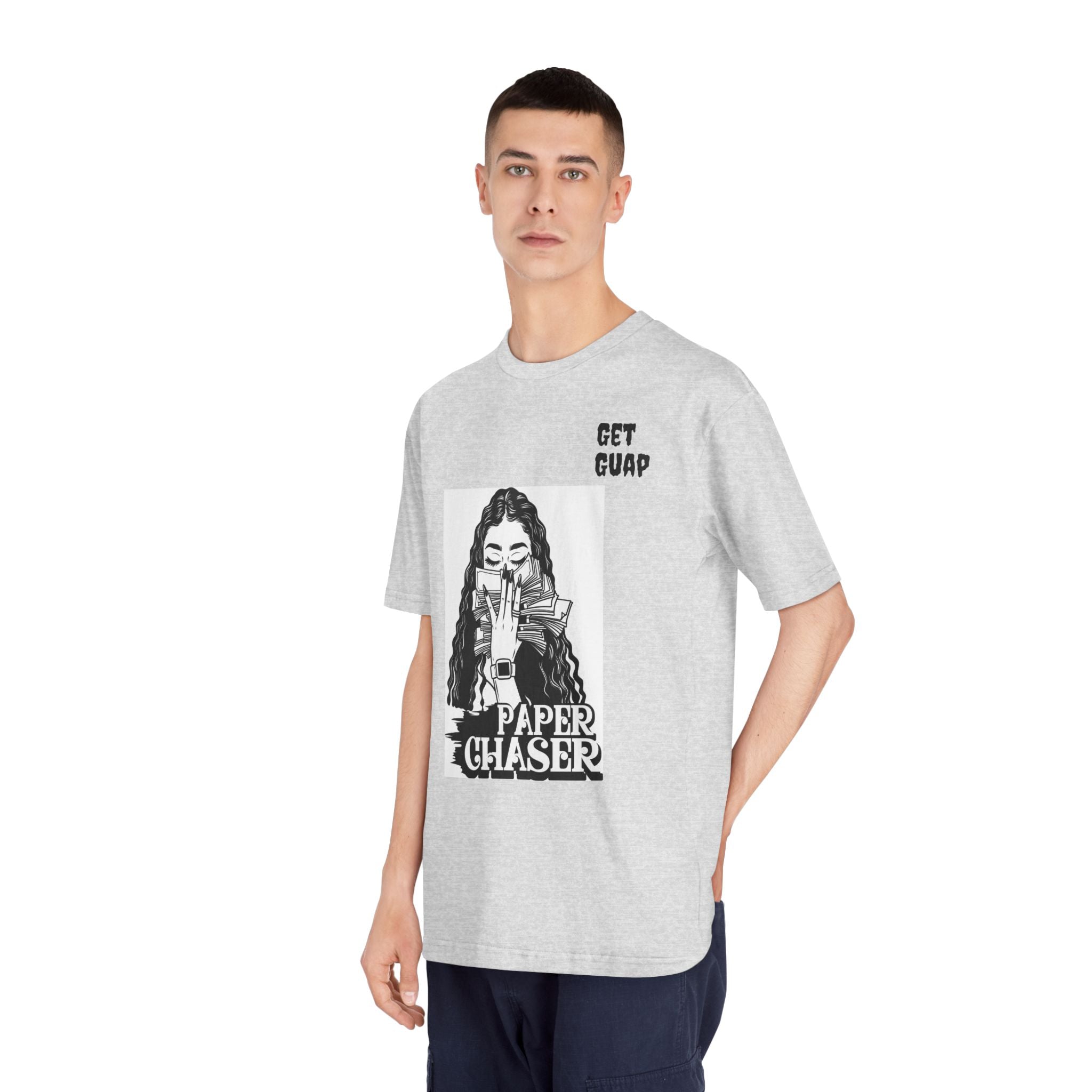 Unisex Classic Crewneck T-Shirt - 'Get Guap' Motivational Tee; Casual Wear, Gift for Hustlers, Street Style, Everyday Comfort, Trendy [...]